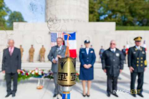 90e anniversaire des offensives franco-américaines en Meuse et de l'Armistice (Montfaucon-d'Argonne)